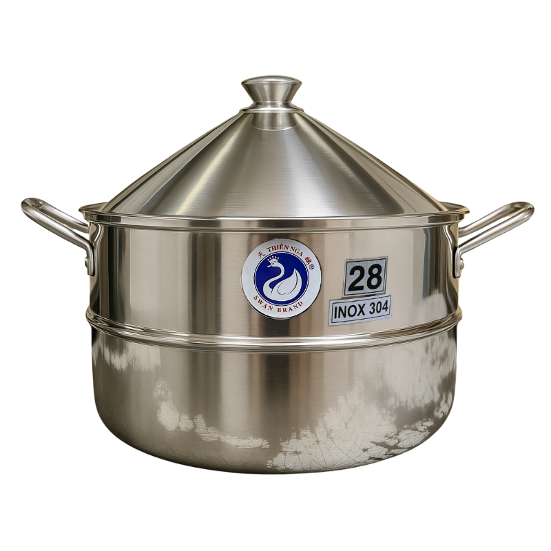 Swan Banh Cuon Steamer 28cm (SUS 304)