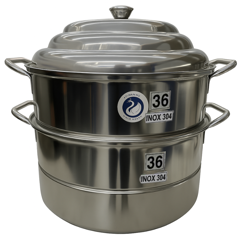 Swan 3-Tier 36cm Stainless Steel Steamer(SUS 304)