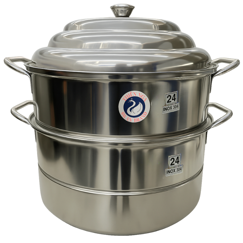 Swan 3-Tier 24cm Stainless Steel Steamer(SUS 304)