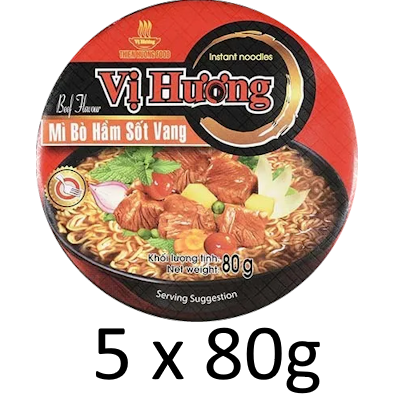 Thien Huong Food Vi Huong Beef Flavor Instant Noodles - A&E Foodstore