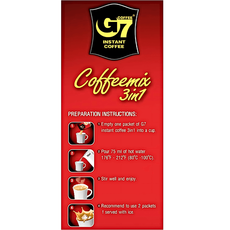 Trung Nguyen 3in1 Coffee Mix 100 Packets x 16g - A&E Foodstore