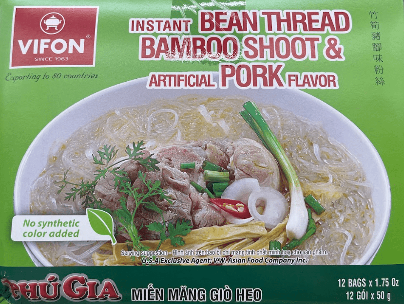 Vifon Instant Bean Thread Bamboo Pork - A&E Foodstore