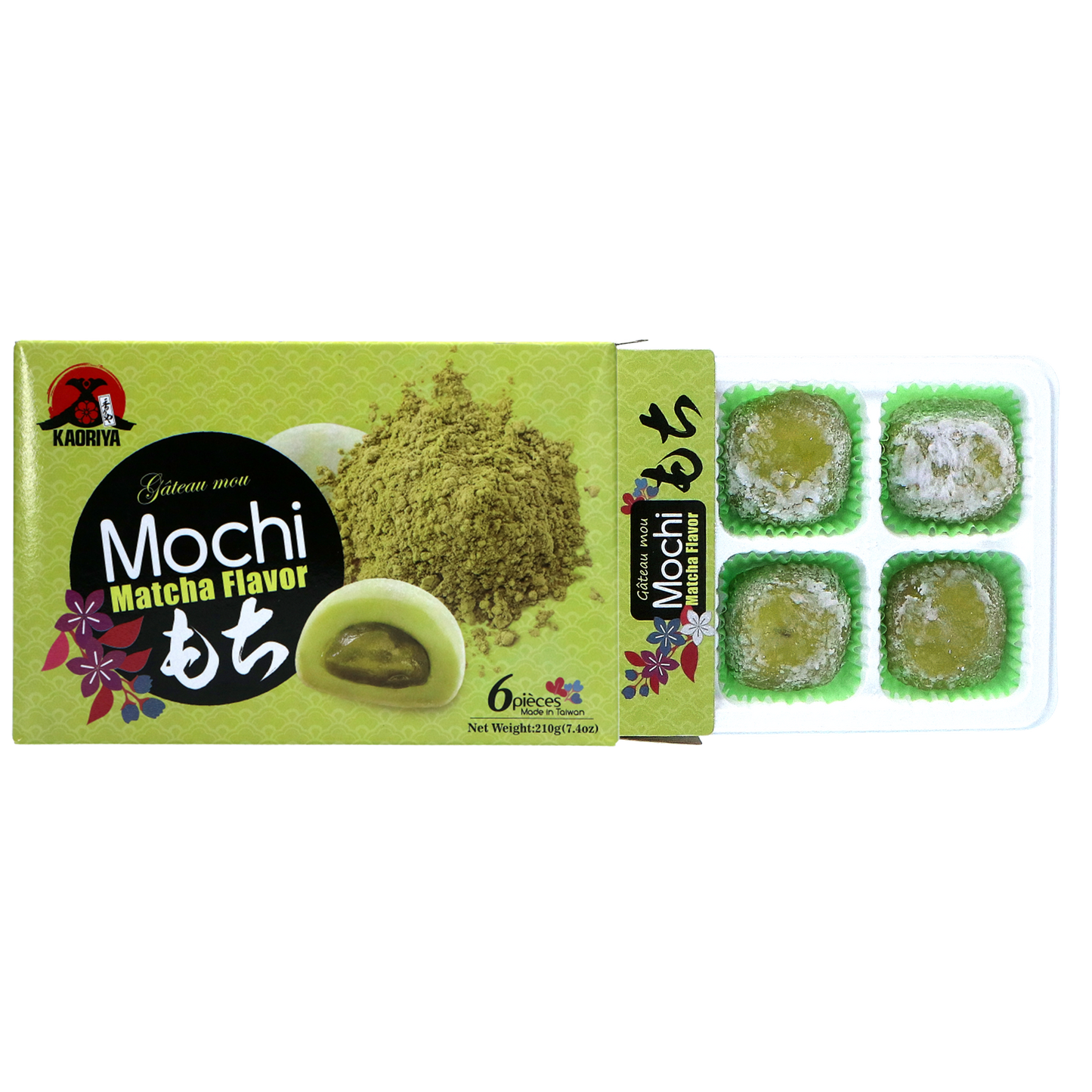 Kaoriya Matcha Flavor Mochi Cake 210g