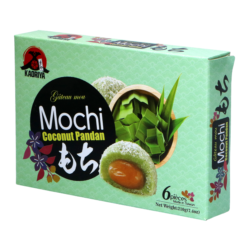 Kaoriya Coconut Pandan Mochi Cake 210g