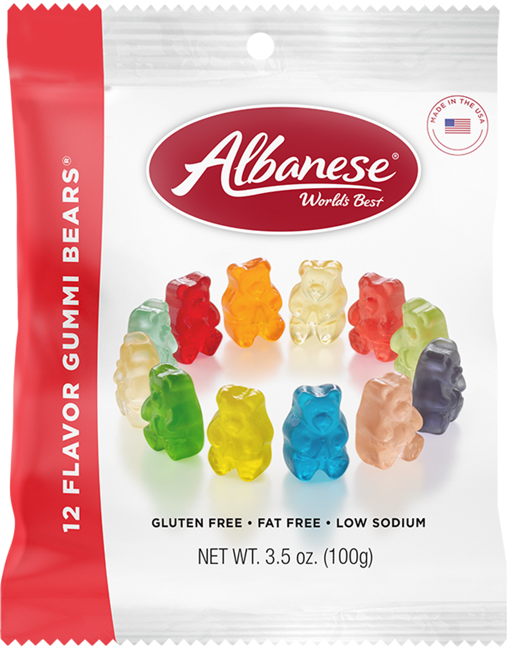 Albanese 12 Flavored Gummi Bears 3.5 oz