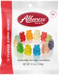 Albanese 12 Flavored Gummi Bears 3.5 oz