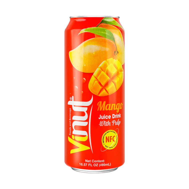 VINUT NFC Mango Juice Drink With Pulp 490ml