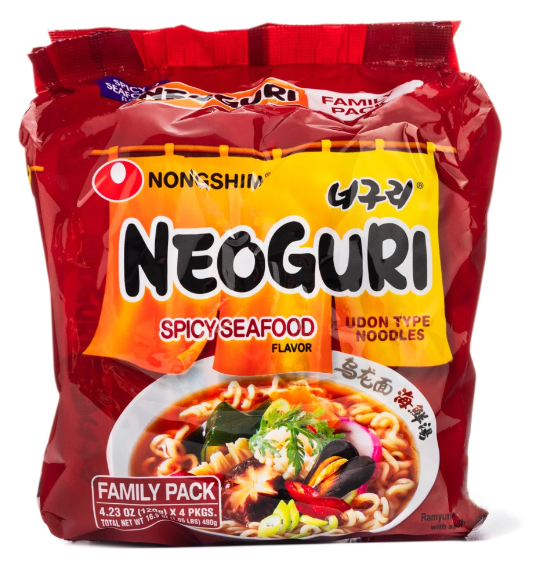 Nongshim Neoguri Instant Spicy Seafood Udon