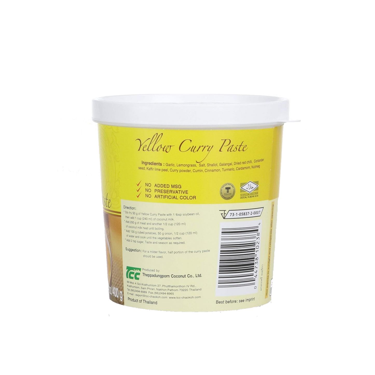 Mae Ploy Thai Yellow Curry Paste 400g