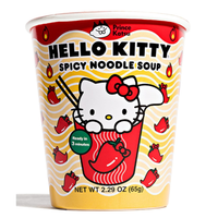 Prince Katsu Hello Kitty Instant Ramen Noodle Cup Spicy Flavor