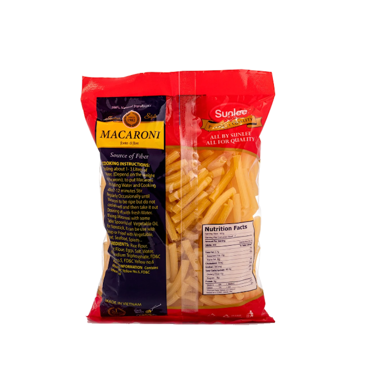 Sunlee Macaroni Long Tube 14.1 oz