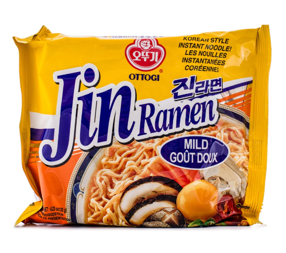 Ottogi Jin Ramen, Mild Flavor