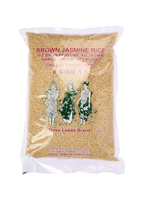 Three Ladies Brown Jasmine Rice 5 lbs