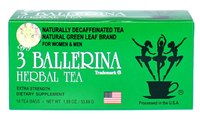 3 Ballerina Herbal Tea Dieters' Drink Extra Strength 18 bags