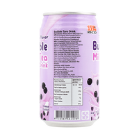 Rico Boba Bubble Milk Tea Drink Taro Flavor 12.3oz