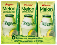 Binggrae Milk Drink, Melon Flavor 6ct 1 box