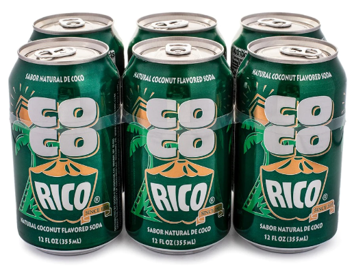 [COCO RICO] Soda 355ml x 6pk 12 oz