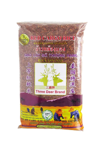 Three Deer Brand Red Cargo Rice 5lb