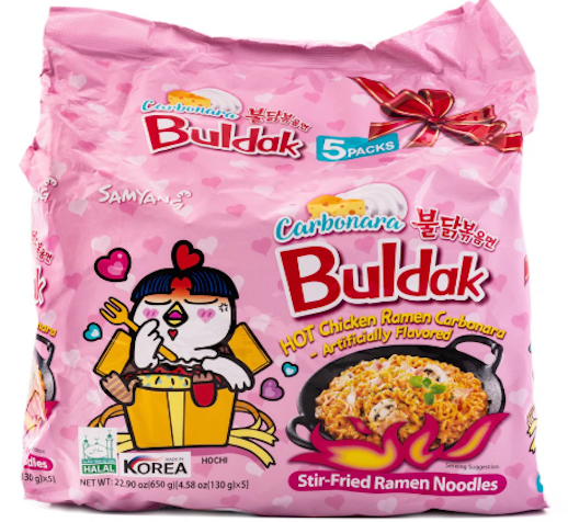 Samyang Buldak Ramen Carbonara Hot Chicken Flavor