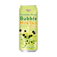 RICO BUBBLE MILK TEA DRINK HONEYDEW FLAVOR 17.3oz