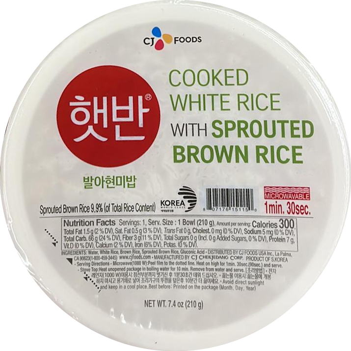 CJ Foods Cooked White Rice With Sprouted Brown Rice