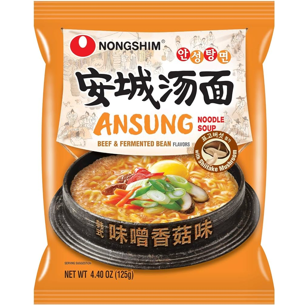 Nongshim Ansung Beef and Fermented Bean Noodle Soup