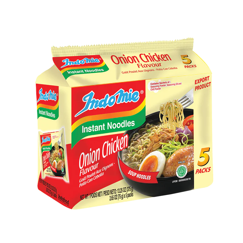 INDOMIE INSTANT NOODLES ONION CHICKEN FLAVOUR