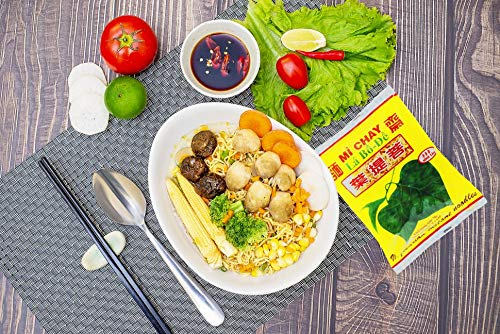 Binh Tay Mi Chay La Bo De Vegetarian Instant Noodles