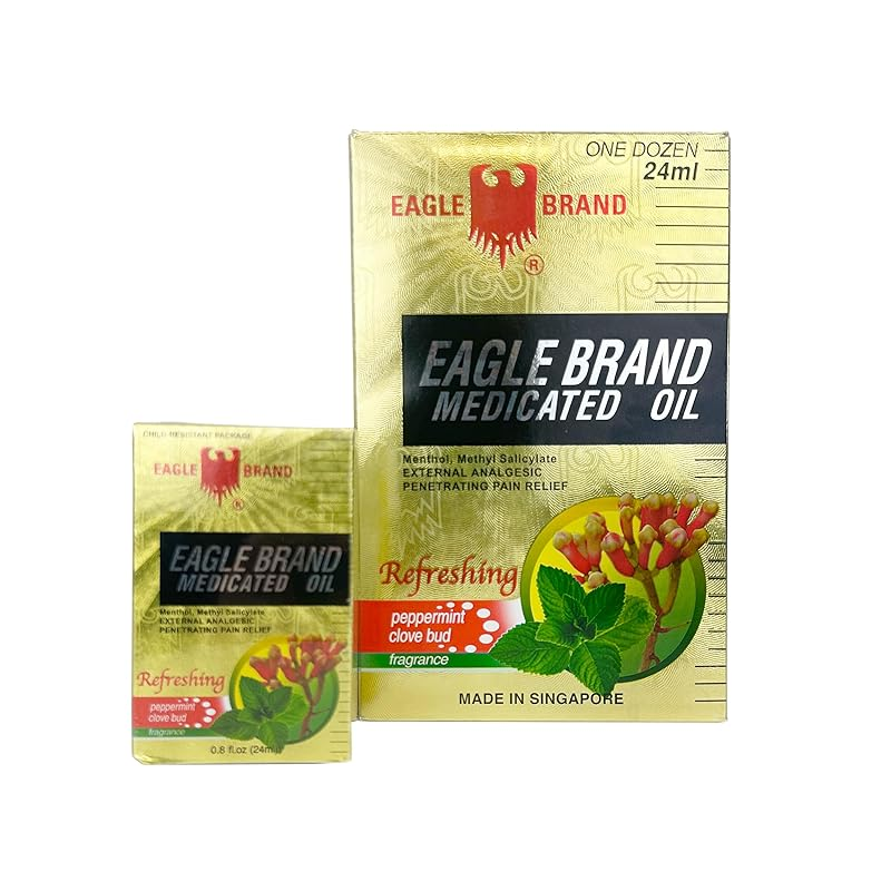 Eagle Brand Medicated Oil Peppermint Clove Bud Fragrance