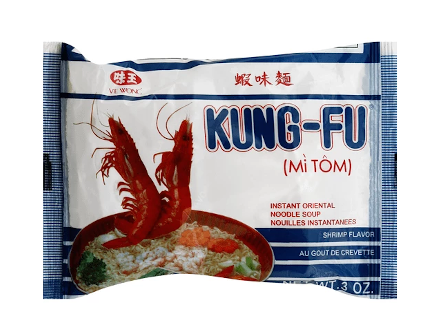 kung fu instant noodle soup shrimp flavor