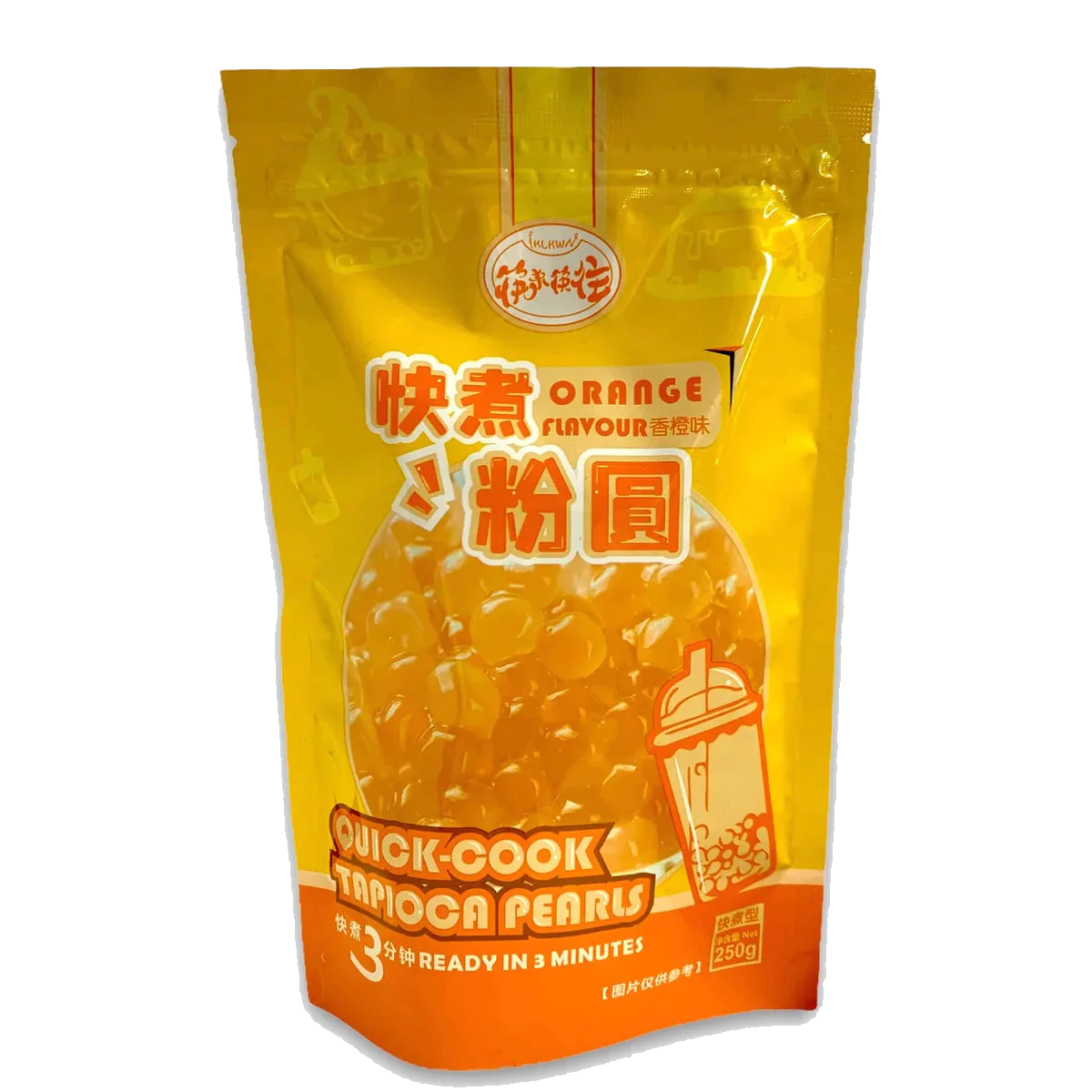 Tapioca Pearl Orange Flavour 250g