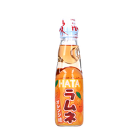 HATAKOSEN Ramune Orange Soda Pop Drink 200ml