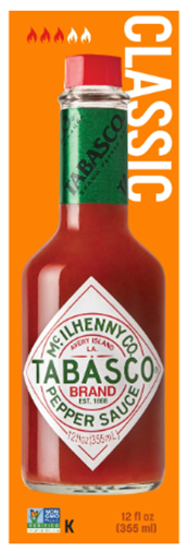 Tabasco Original Flavor Pepper Hot Sauce 12 fl oz