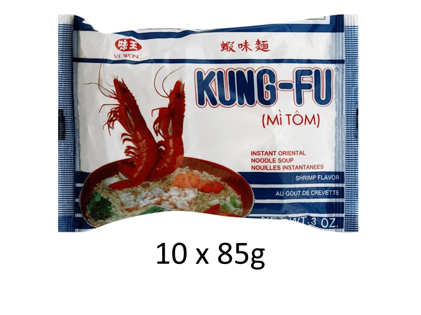 kung fu instant noodle soup shrimp flavor