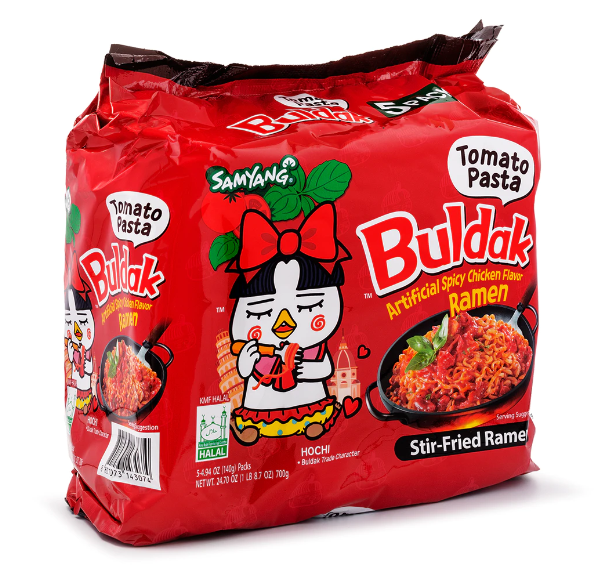 Samyang Buldak Ramen, Tomato Pasta Hot Chicken Flavor