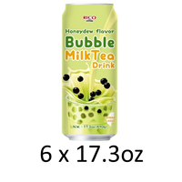 RICO BUBBLE MILK TEA DRINK HONEYDEW FLAVOR 17.3oz