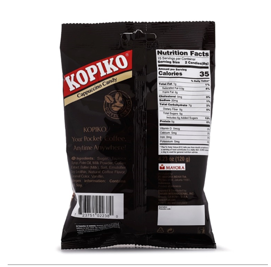 Kopiko Cappuccino Candy 120 g