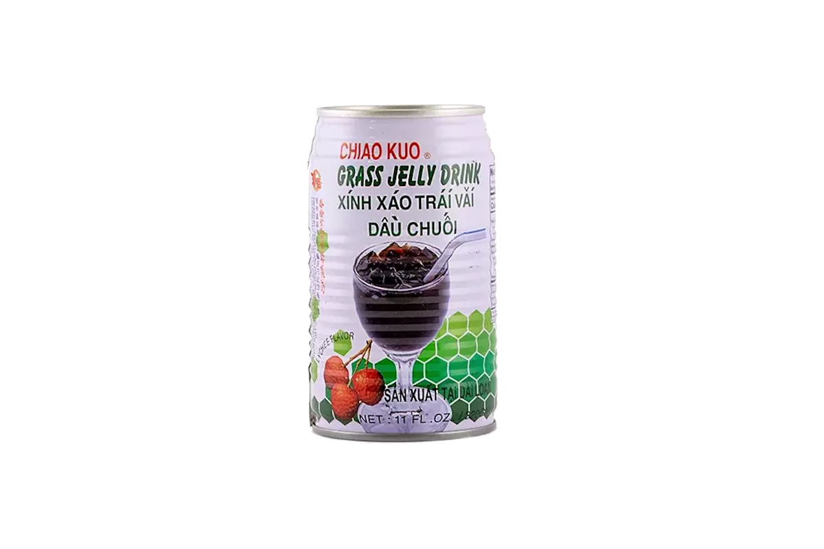 Chiao Kuo Grass Jelly With Lychee Drink 320g