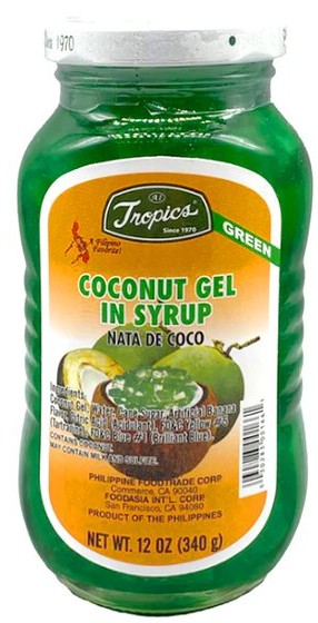 TROPICS COCONUT GEL IN SYRUP 12oz