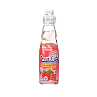 Sangaria Ramune Marble Soft Drink Strawberry Flavor 200ml