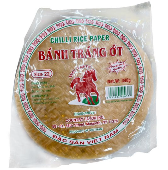 Chilli rice paper size 22, 340g