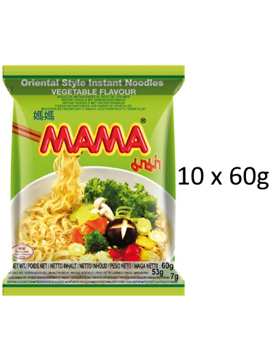 Mama Oriental Style Instant Noodles, Vegetable Flavour