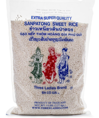 Three Ladies Brand Sweet Rice 5 lb