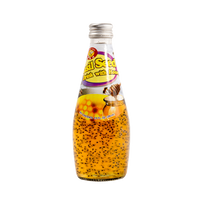 Honey Bee Basil Seed Drink Honey Flavor 9.8oz