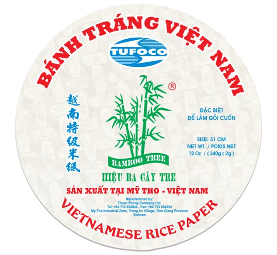 Bamboo Tree Rice Paper 31cm 12 oz