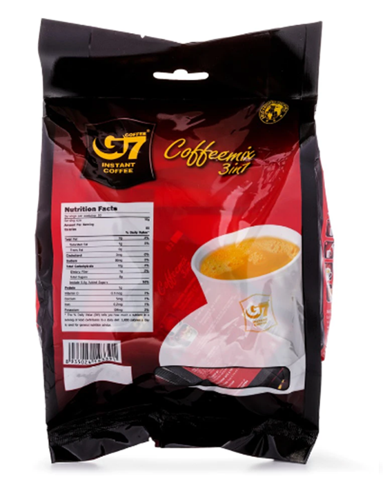 G7 3 in 1 Coffee 20 sachets 320 g