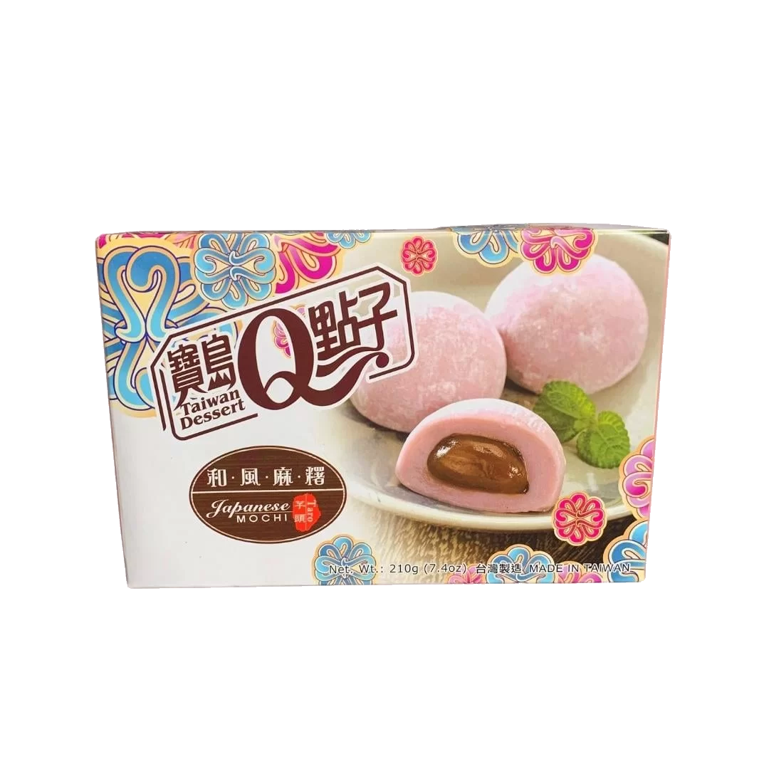 Taiwan Dessert Japanese Mochi Taro Flavor 210g