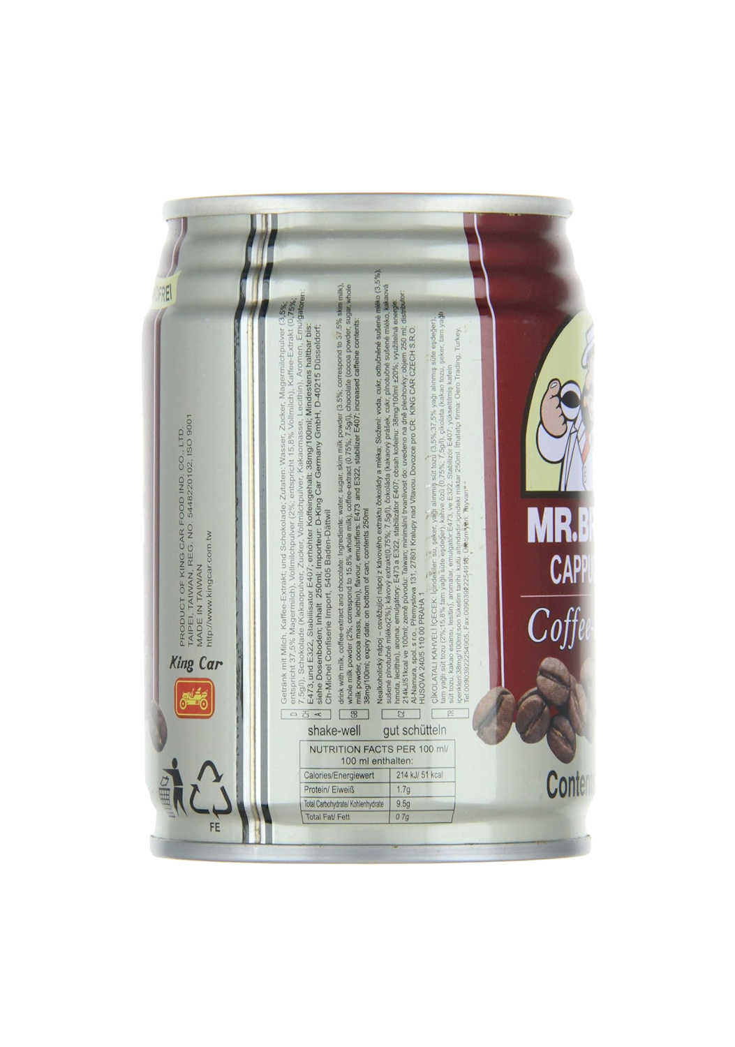 Mr. Brown Iced Coffee Cappuccino 240ml