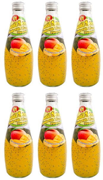 Honey Bee Basil Seed Mango Drink 9.8oz