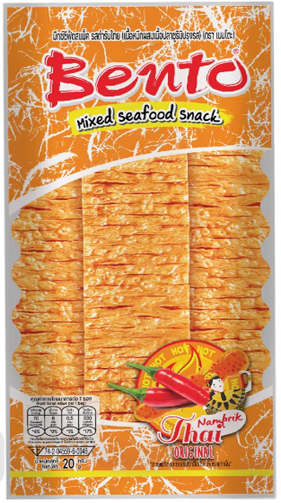 Bento Mixed Seafood Snack Nambrik Thai 20g